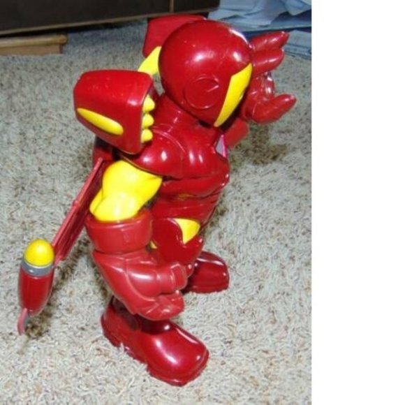 Kids Ironman Toy Talking & Light Up Hasbro Marvel Iron Man with Wings Vintage - Picture 2 of 7